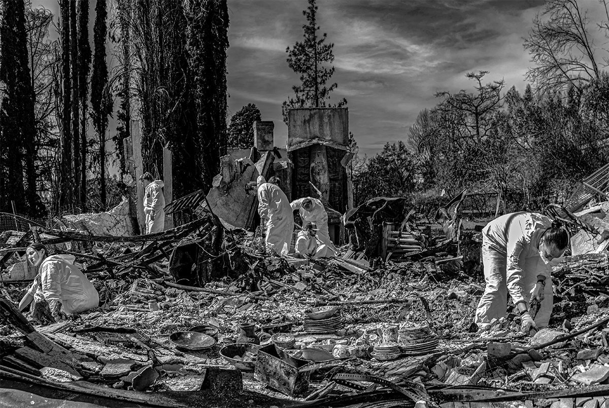 Aftermath of Fire, Eaton Canyon Fires, Altadena, CA, 2025