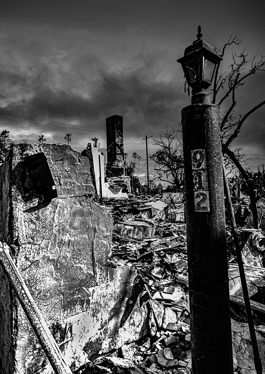 Aftermath of Fire, Eaton Canyon Fires, Altadena, CA, 2025