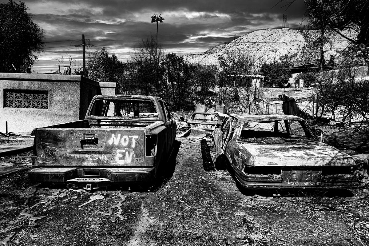 Aftermath of Fire, Eaton Canyon Fires, Altadena, CA, 2025