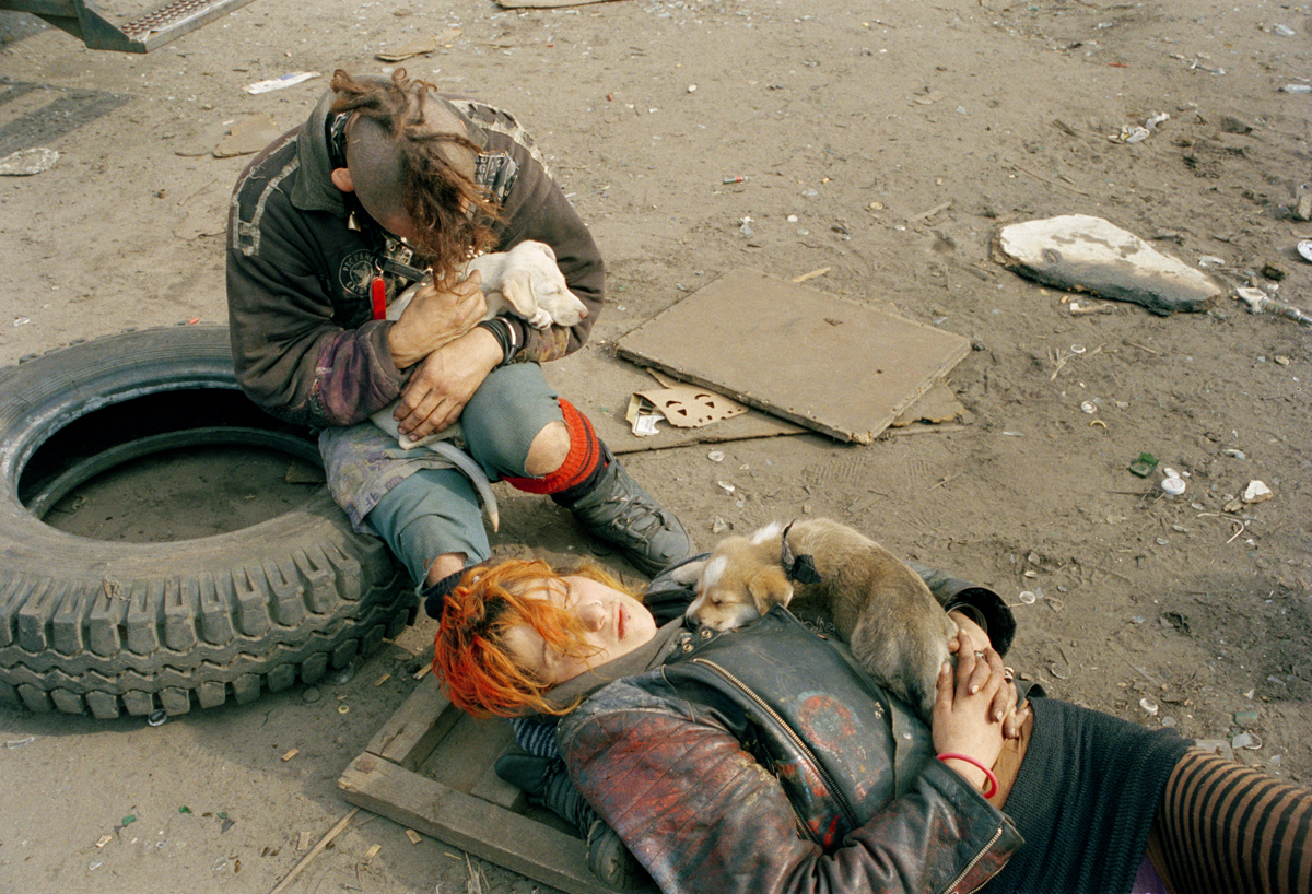Construction trailer yard “Walde-Halde” in Berlin-Kreuzberg 1993