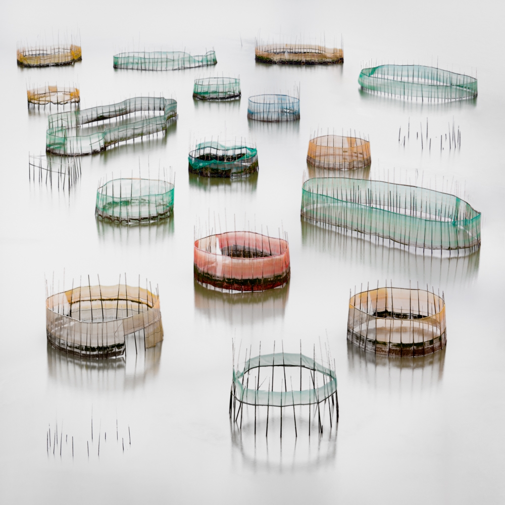Colorful Crab Cages