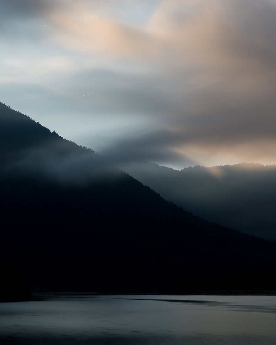Clouds dancing in the moonlight
