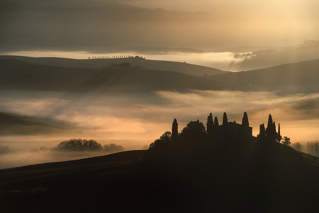 Light and Fog in Tuscany