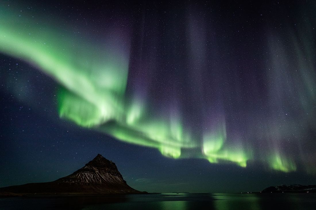 Burning colours of the night
