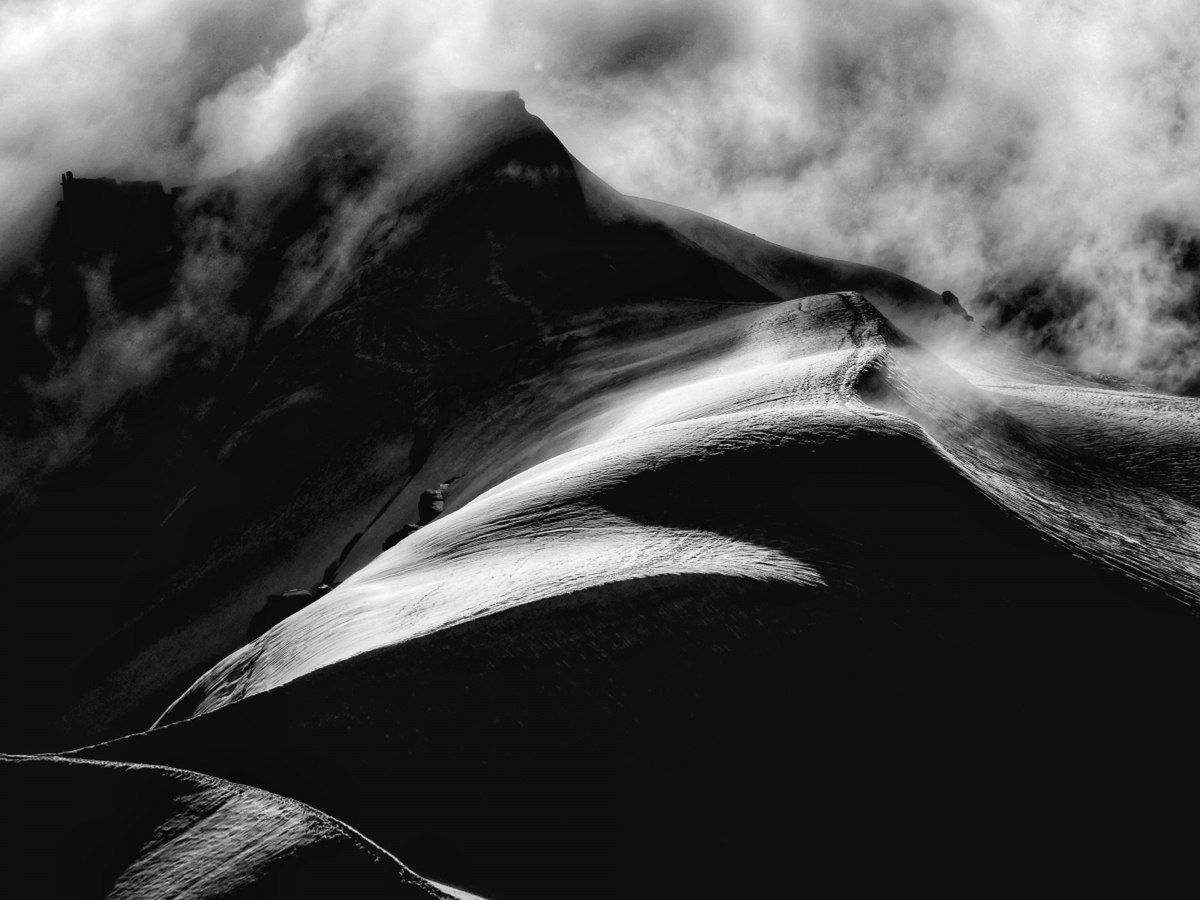 Alps in B&W