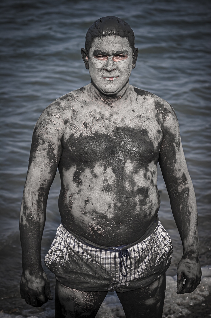 Portrait in mud