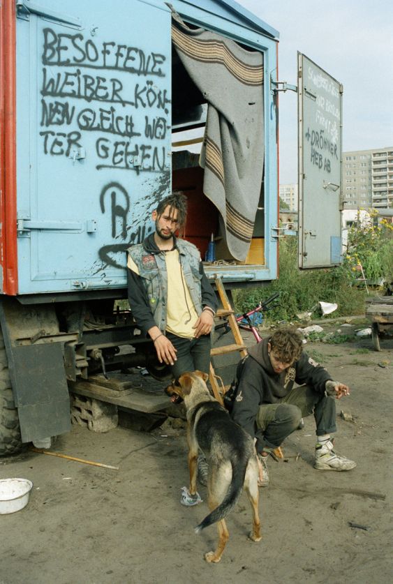 Construction trailer yard “Walde-Halde” in Berlin-Kreuzberg 1993